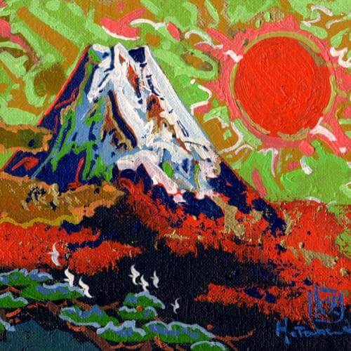 富士山・赤富士の絵